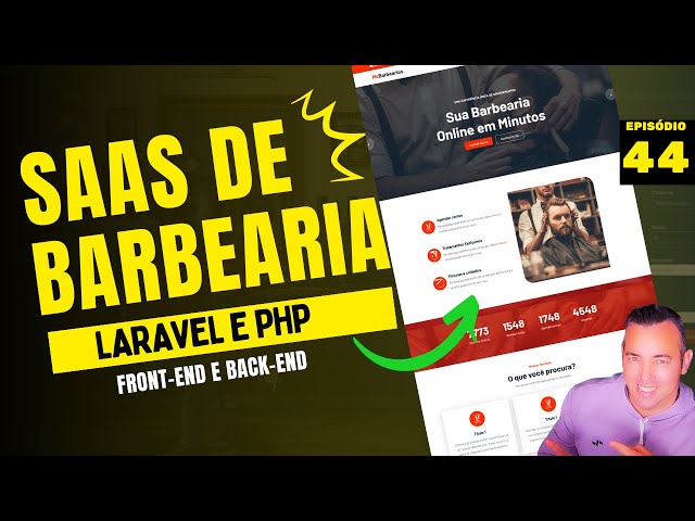 #44 Criando o rodapé do saas de barbearia - parte 2 - bootstrap 5 e Laravel