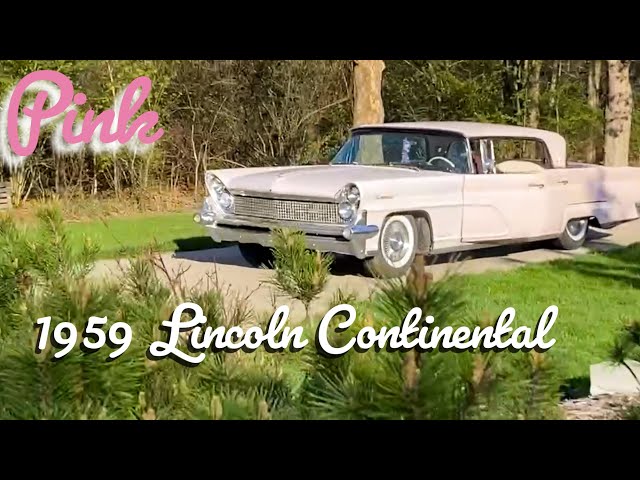 PINK! 1959 Lincoln Continental Walk Around