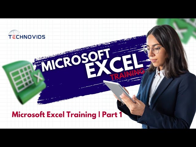Microsoft excel training  part 1  Technovids