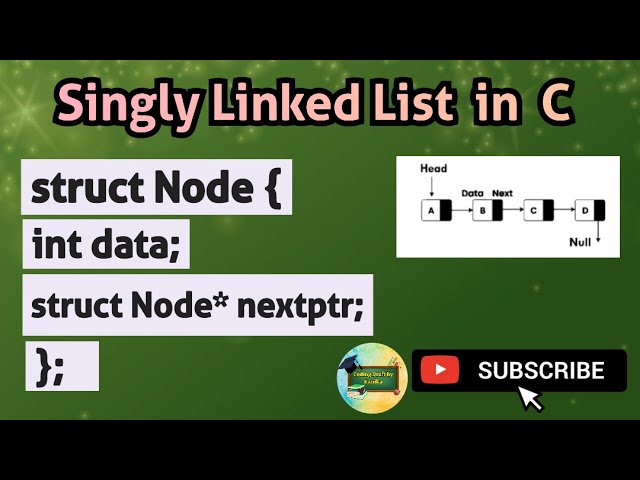 Program In C to Implement Singly Linked List | Single Linked List | Coding Draft by Kanika