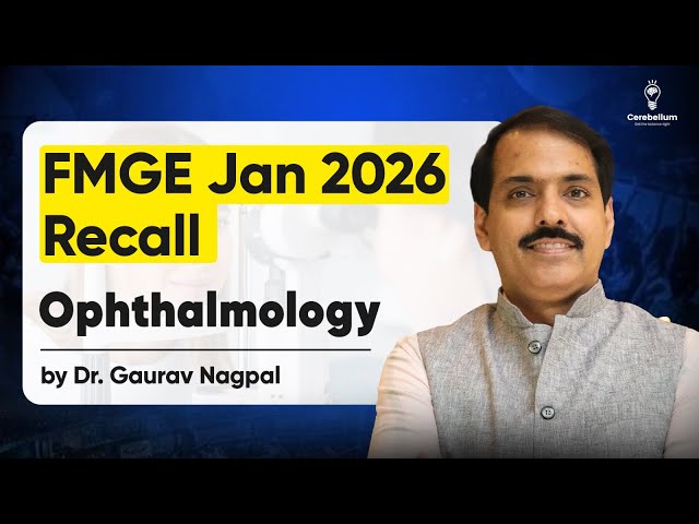FMGE Jan 2026 Ophthalmology Recall by Dr. Gaurav Nagpal