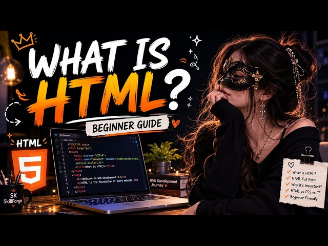 What is HTML? | HTML for Beginners | Web Development Series