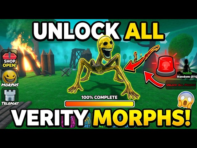 How to Get ALL  SCP Verity Morphs in Verity Morphs | Roblox Tutorial