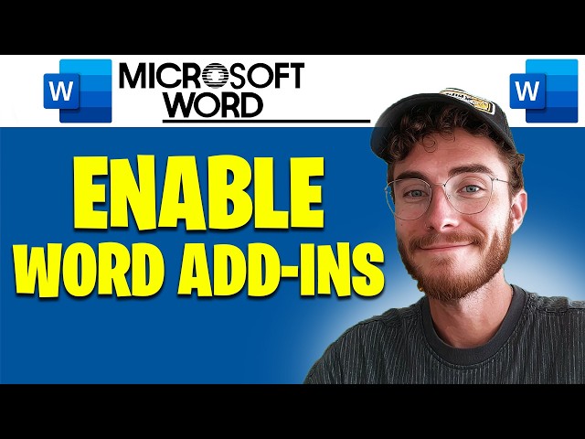 How to Add or Enable Word Add ins in Microsoft Word | Easy Guide