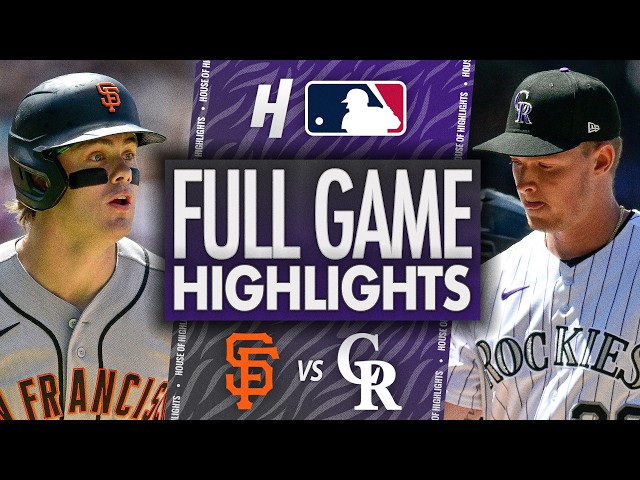San Francisco Giants vs Colorado Rockies - FULL GAME HIGHLIGHTS 🔥 May 31, 2026 MLB Season