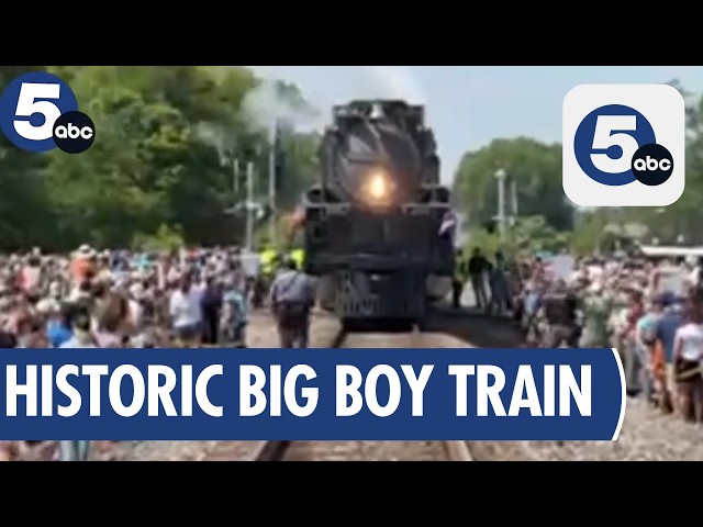 Big Boy Steam Locomotive Arrives in Lorain