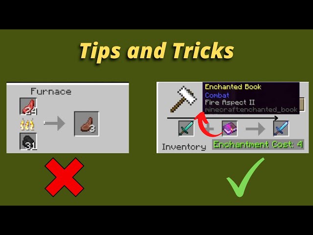 Minecraft Tips and Tricks that are very useful|| Heav Dise||