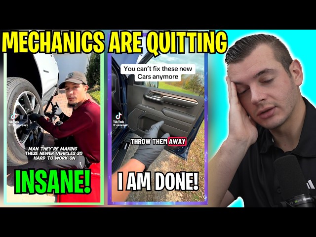 Cars Are Now Impossible to Fix, Mechanics Are QUITTING