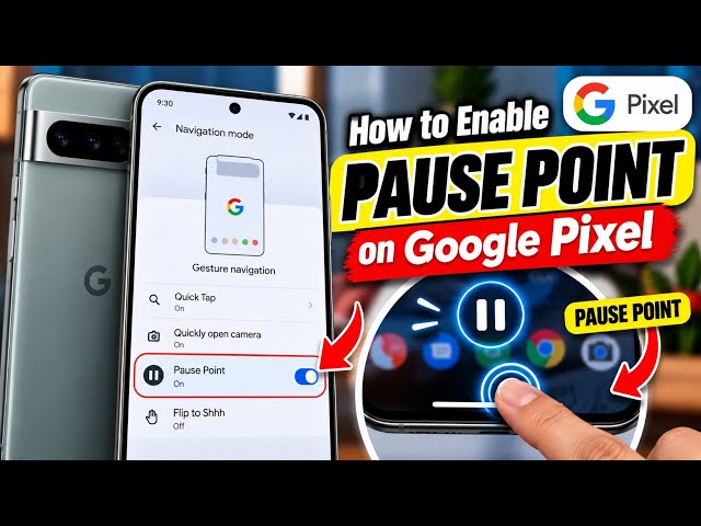 How to Enable Pause Point on Google Pixel | Android 17 Digital Wellbeing
