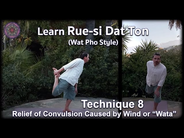 8: Relief of Convulsion Caused by Wind or "Wata" With Rue-si Dat Ton (Wat Pho Style) Technique 8
