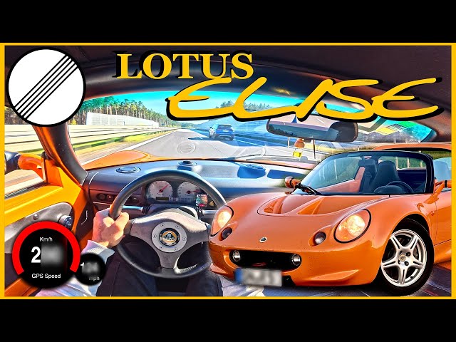 Lotus Elise S1 | Autobahn TOP SPEED and Acceleration Test