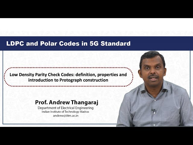 Low Density Parity Check Codes: definition, properties and introduction to protograph construction