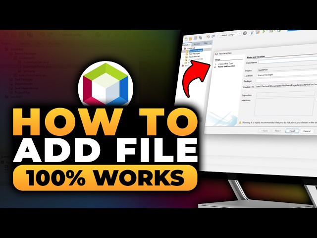 How To Add File in NetBeans (𝟮𝟬𝟮𝟲) | 100% WORKS | NO Yapping, To The Point! | FAST & EASY