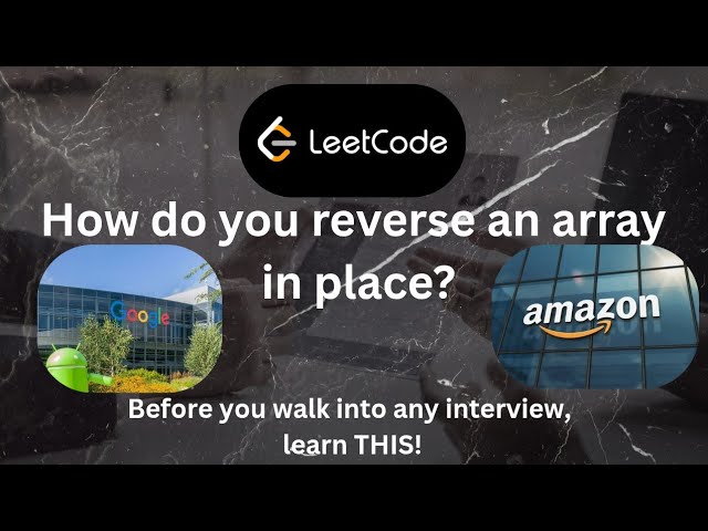 Reverse an Array In Java | Interview Questions | Java Program 