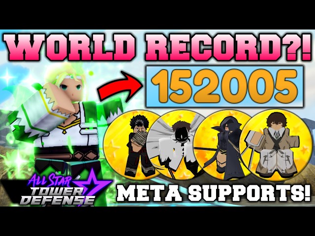 [World Record!] How To Get 200k+ Seconds in Gauntlet Mode | All Star Tower Defense Roblox