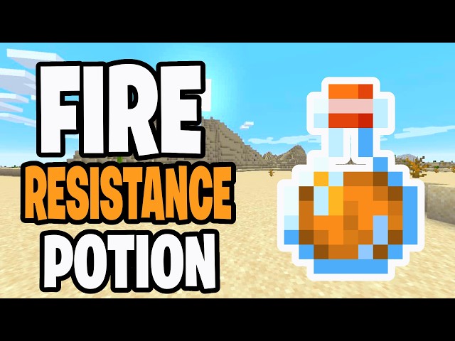 Cómo hacer una poción de resistencia al fuego en Minecraft! - Tutorial