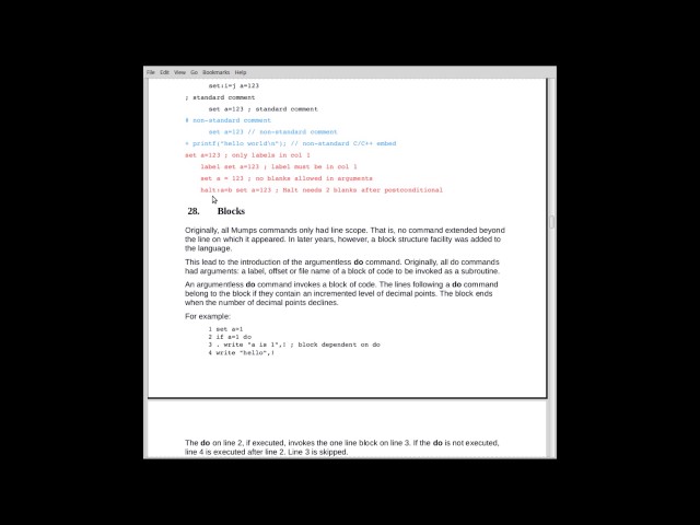 Mumps Programming Language Tutorial Part 5
