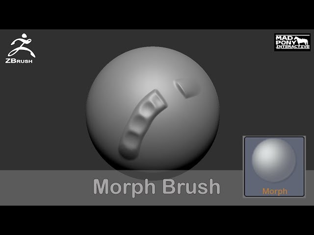 Zbrush - Morph Brush