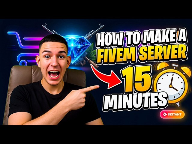 How to create a FULL FiveM Server in 15 Minutes (First Face Reveal)