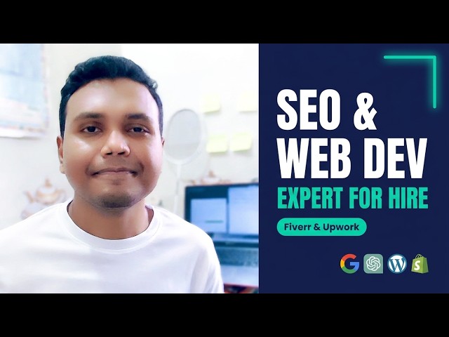 Meet Your Next SEO & Web Dev Freelancer | Fiverr & Upwork | Technical SEO · GEO · AEO · Google Ads