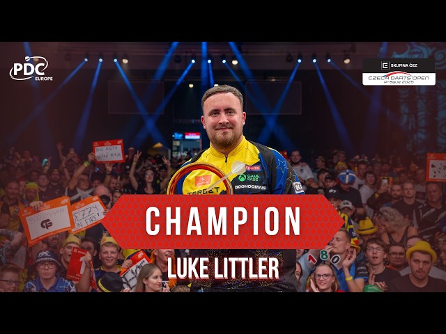 Luke Littler is the champion of the 2026 ČEZ Czech Darts Open! 🏆