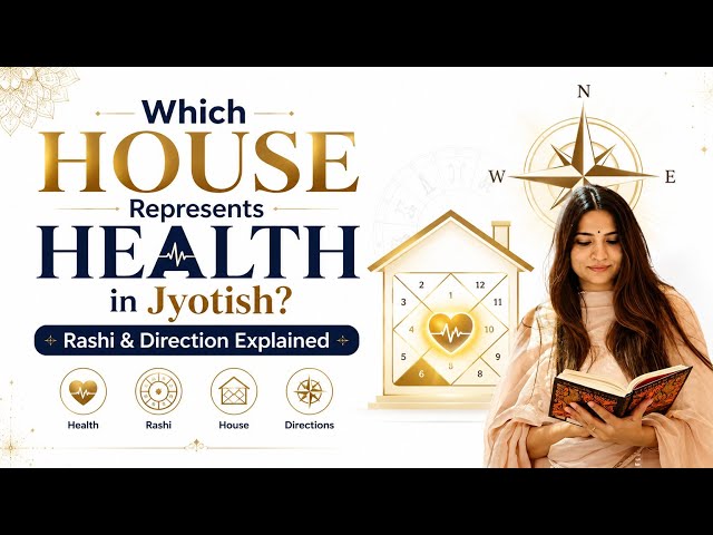 Which House Represents Health in Jyotish? | Rashi & Direction Explained 