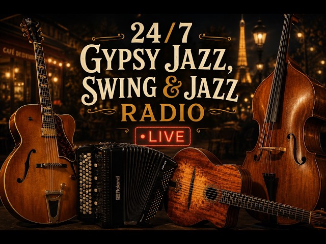24/7 Gypsy Jazz, Swing & Jazz Radio