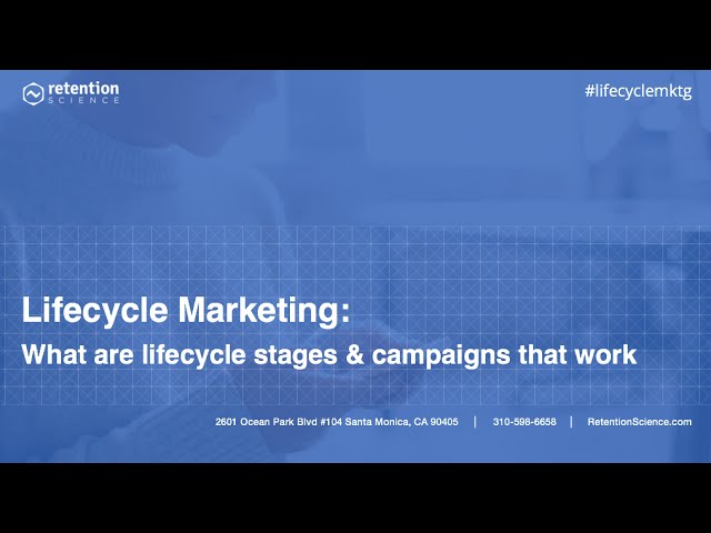 Lifecycle Marketing Webinar - What is Lifecycle Marketing & campaigns that work