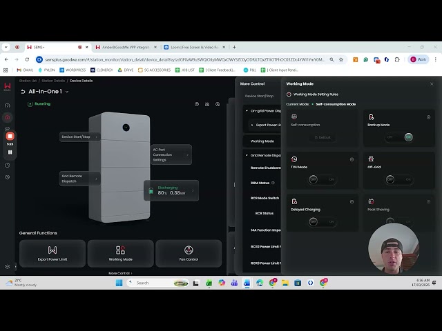 GoodWe SEMS+ Dashboard Walkthrough