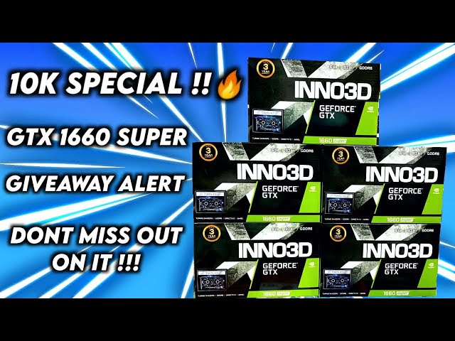 GIVEAWAY !!! 1660 Super Graphics Card | Right Solutions 🔥🔥🔥 #10kspecial