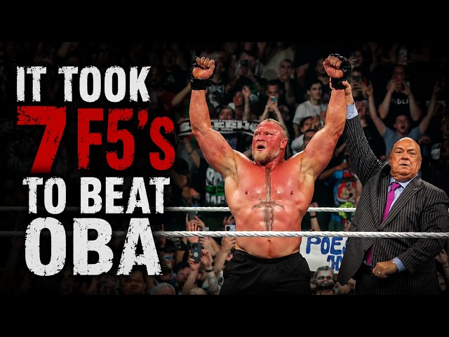 Brock Lesnar Needed 7 F5s To Put Down Oba