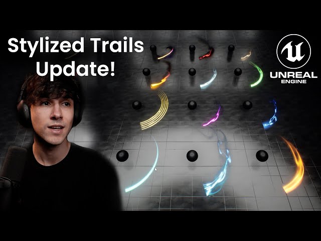UPDATED! - Essential Stylized Trails VFX - Unreal Engine Fab Asset Pack - Vefects