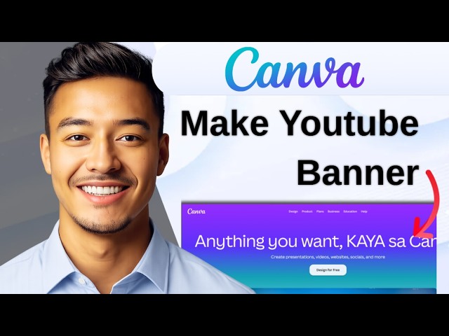 How to Make a YouTube Banner Tutorial w/ Canva