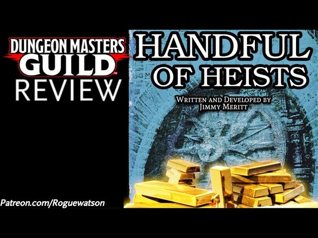 DMs Guild Review - Handful of Heists