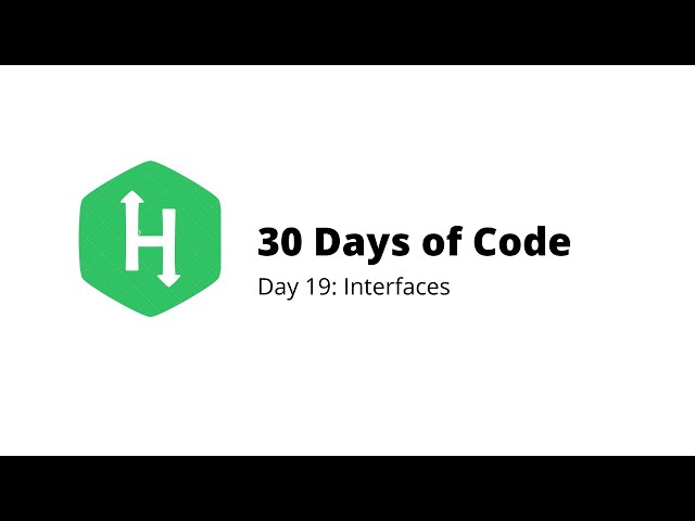 HackerRank 30 Days of Code | Day 19: Interfaces | Python