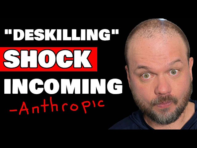 "Deskilling" Shock is Coming | Anthropic Economic Report