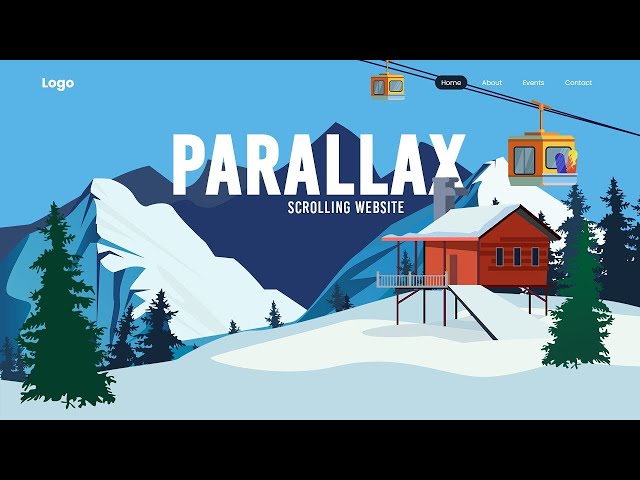 How to Make Parallax Scrolling Website using Html CSS & Javascript | Scroll Trigger