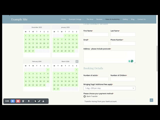 WP Booking System Tutorial