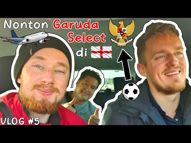 TERBANG ke Inggris untuk NONTON GARUDA SELECT!! ⚽️🔥  Frankfurt ➡️ Birmingham 🛫- Part 1 - Vlog #5