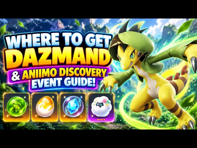 NEW ANIIMO Dazmand Location & Aniimo Discovery Guide! ⭐