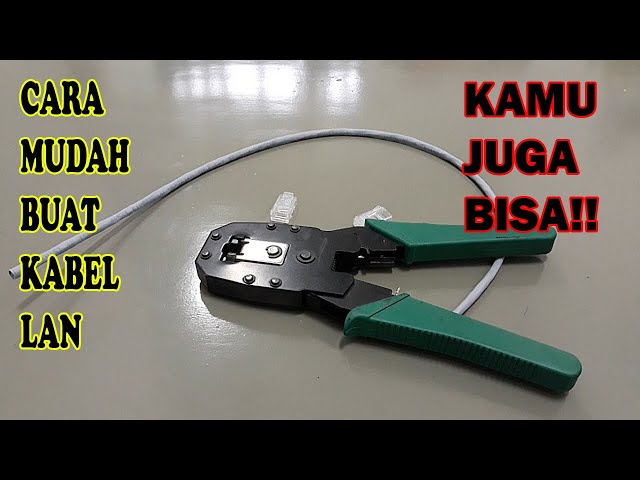 Tutorial Jaringan - Crimping dengan mudah