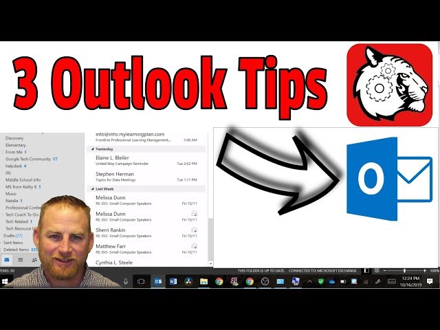 3 Quick Microsoft Outlook Tips! - Tiger Tech Tips 014