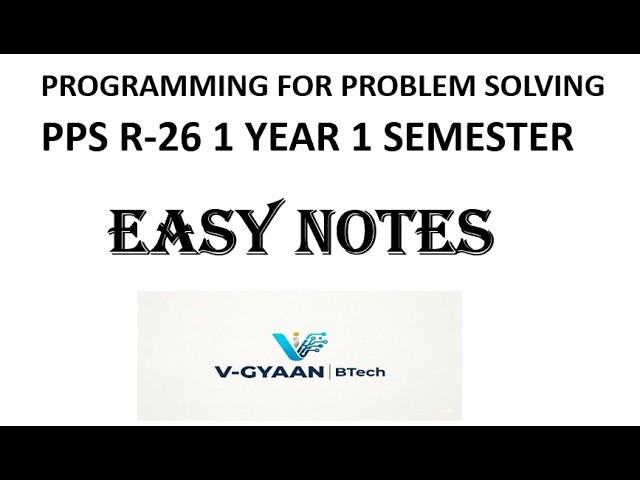 General form of a C program  Simplified | PPS R26