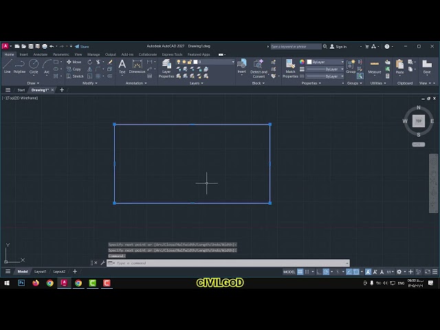 AutoCAD PLINE Command | How to Use Polyline in AutoCAD