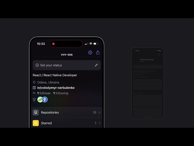 GitHub Profile Header Title Animation ✦ React Native ✦ makeitanimated.dev