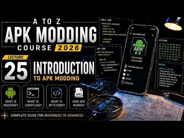 APK Modding Course 2026 | Lecture 25 | Parameters in Java Explained