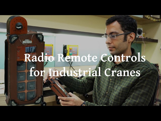 Radio Remote Controls for Industrial Cranes