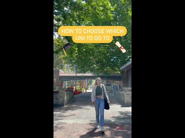 Tips for choosing a uni