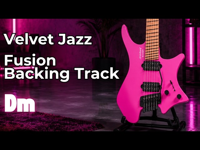 Modern Jazz Fusion Backing Track - Velvet Jazz (Dm)