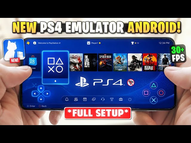 🤯 NEW PS4 Emulator for Android! BIG PS4 Games Actually Run on Mobile | OnRps4 Full Setup & Game Test